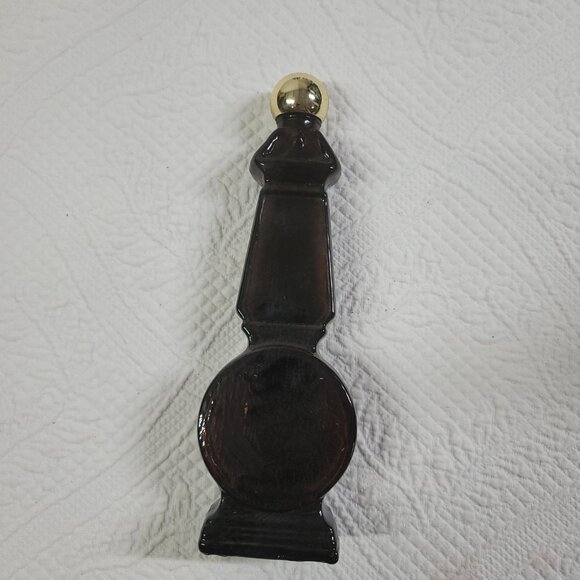 874. Avon Vtg Thermometer Clock After Shave Brown - Picture 2 of 6